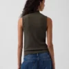 Moderne tank-top med høyhals