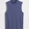 Moderne tank-top med høyhals