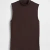 Moderne tank-top med høyhals