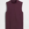 Moderne tank-top med høyhals