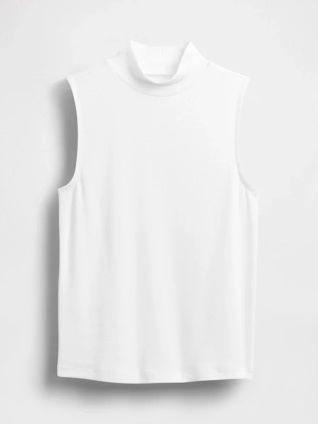 Moderne tank-top med høyhals
