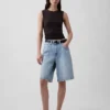 Moderne tank-top med rund hals