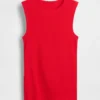 Moderne tank-top med rund hals