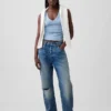 Moderne tank-top med V-hals