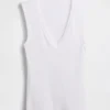 Moderne tank-top med V-hals