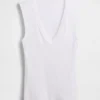 Moderne tank-top med V-hals