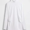 Moderne turtleneck-skjorte for mammaklær