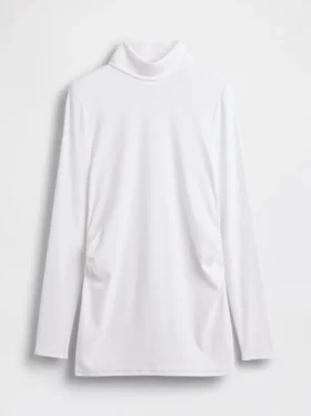Moderne turtleneck-skjorte for mammaklær