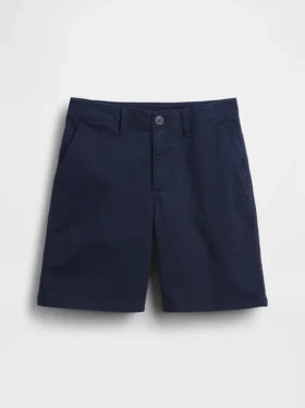 Moderne uniform-shorts for barn i khaki