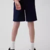 Moderne uniform-shorts for barn i khaki