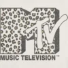Mtv-T-skjorte med leopardlogo for barn