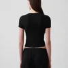 Myk modal-ribbet pyjamas-T-skjorte