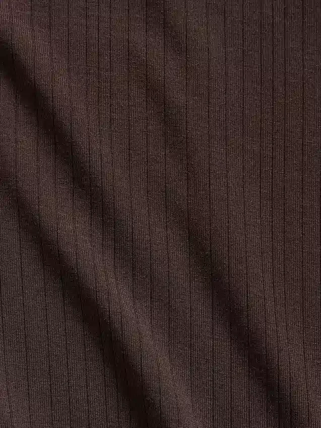 Myk modal-ribbet pyjamas-T-skjorte
