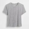 Myk modal-ribbet pyjamas-T-skjorte