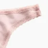 Mykeste økologisk stretchbomull-string med blonder