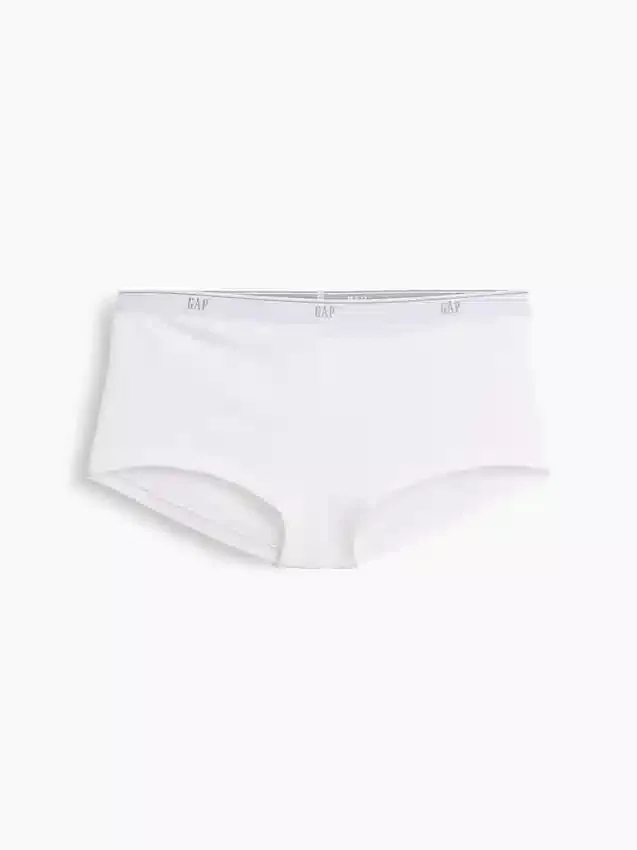 Mykeste økologisk stretchbomulls-shorty med logo