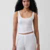 Mykeste modal-ribbet pyjamas-tanktop