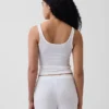 Mykeste modal-ribbet pyjamas-tanktop