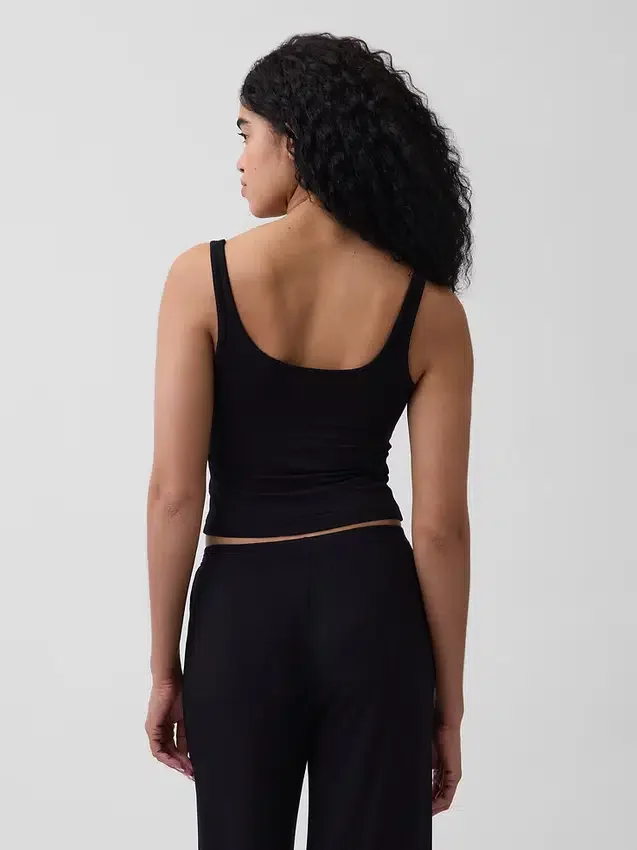 Mykeste modal-ribbet pyjamas-tanktop