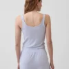 Mykeste modal-ribbet pyjamas-tanktop