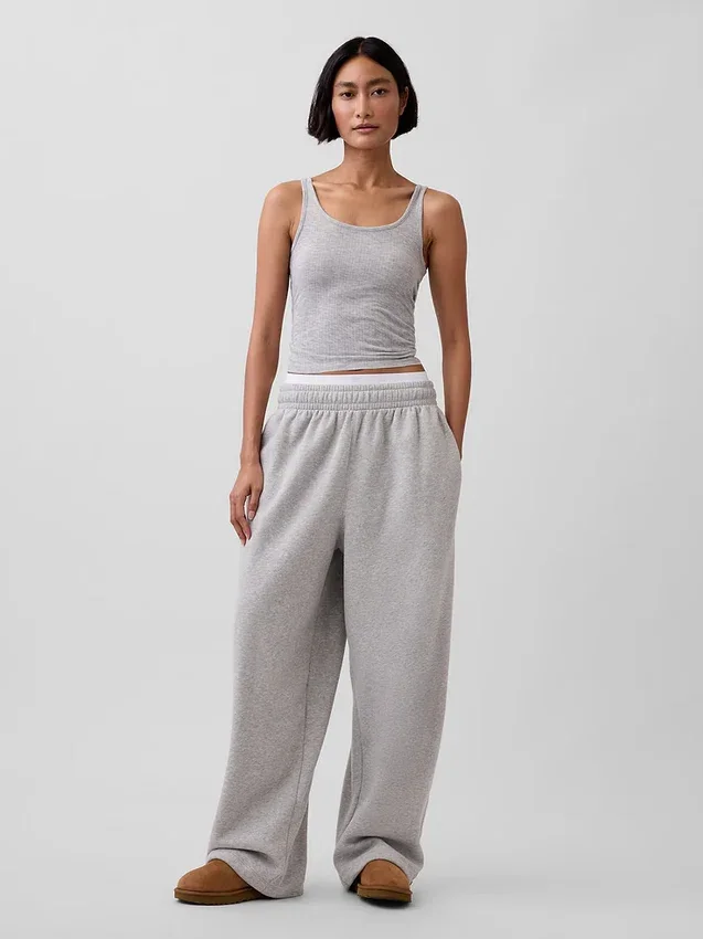 Mykeste modal-ribbet pyjamas-tanktop