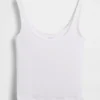 Mykeste modal-ribbet pyjamas-tanktop