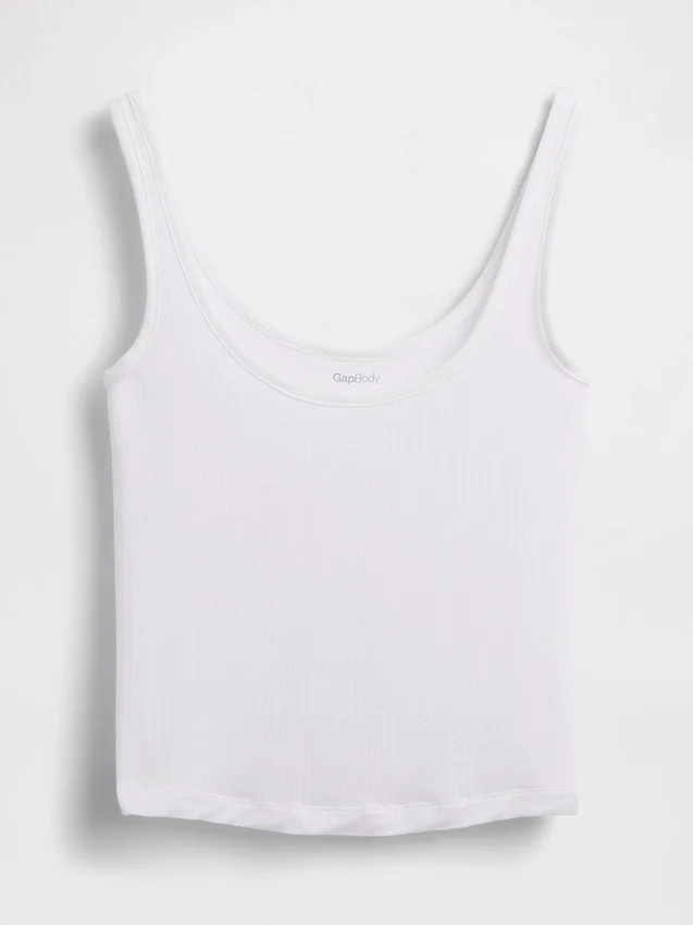 Mykeste modal-ribbet pyjamas-tanktop