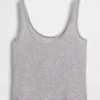 Mykeste modal-ribbet pyjamas-tanktop