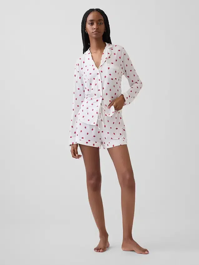 Mykeste pyjamas-Shorts i modal
