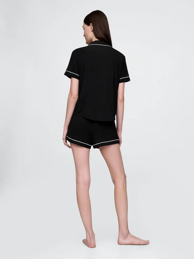 Mykeste pyjamas-Shorts i modal