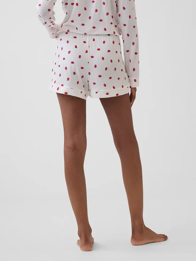 Mykeste pyjamas-Shorts i modal