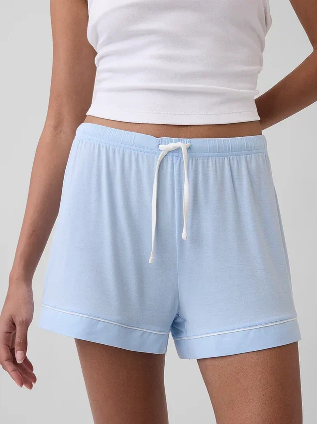Mykeste pyjamas-Shorts i modal