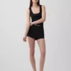 Mykeste pyjamas-Shorts i modal med blonder