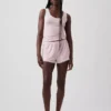 Mykeste pyjamas-Shorts i modal med blonder