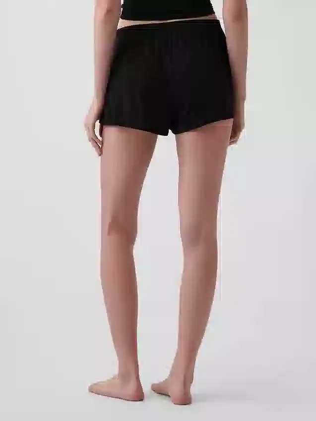 Mykeste pyjamas-Shorts i modalribb