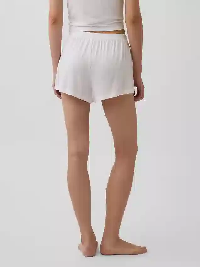 Mykeste pyjamas-Shorts i modalribb