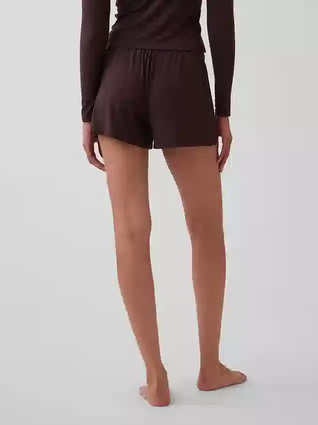 Mykeste pyjamas-Shorts i modalribb