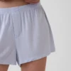 Mykeste pyjamas-Shorts i modalribb