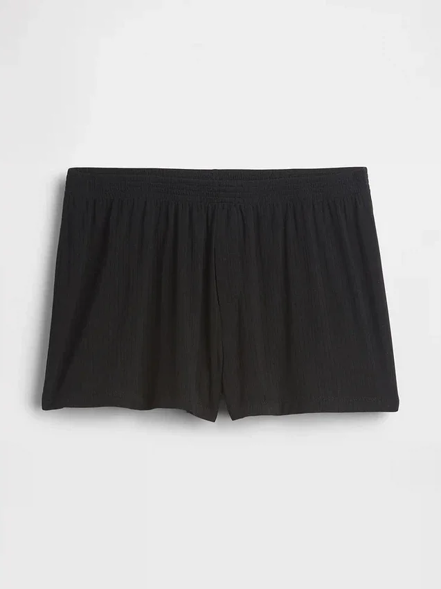 Mykeste pyjamas-Shorts i modalribb