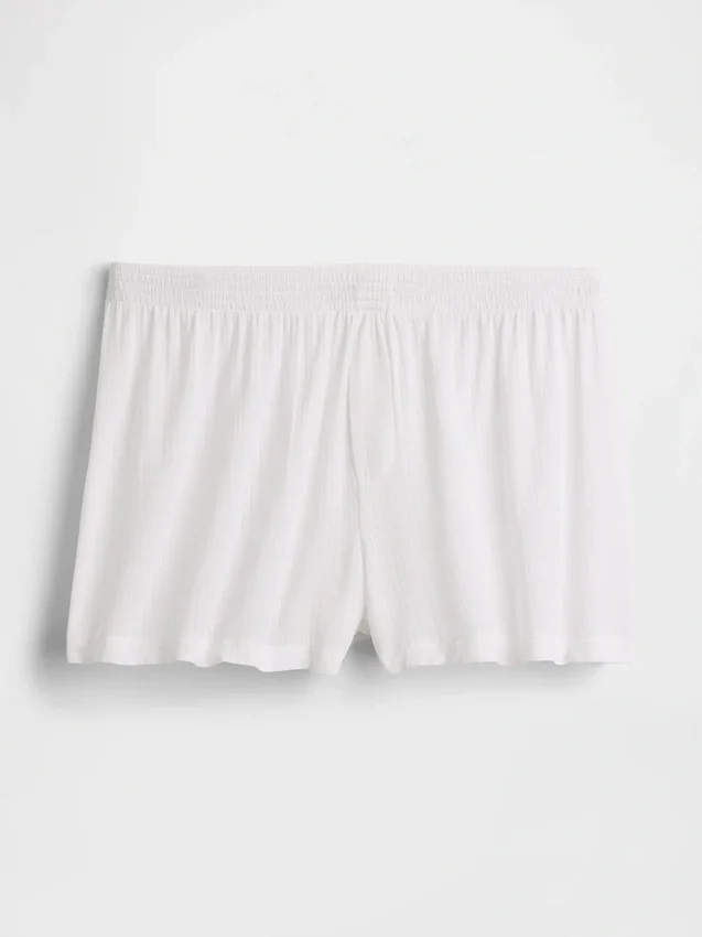 Mykeste pyjamas-Shorts i modalribb