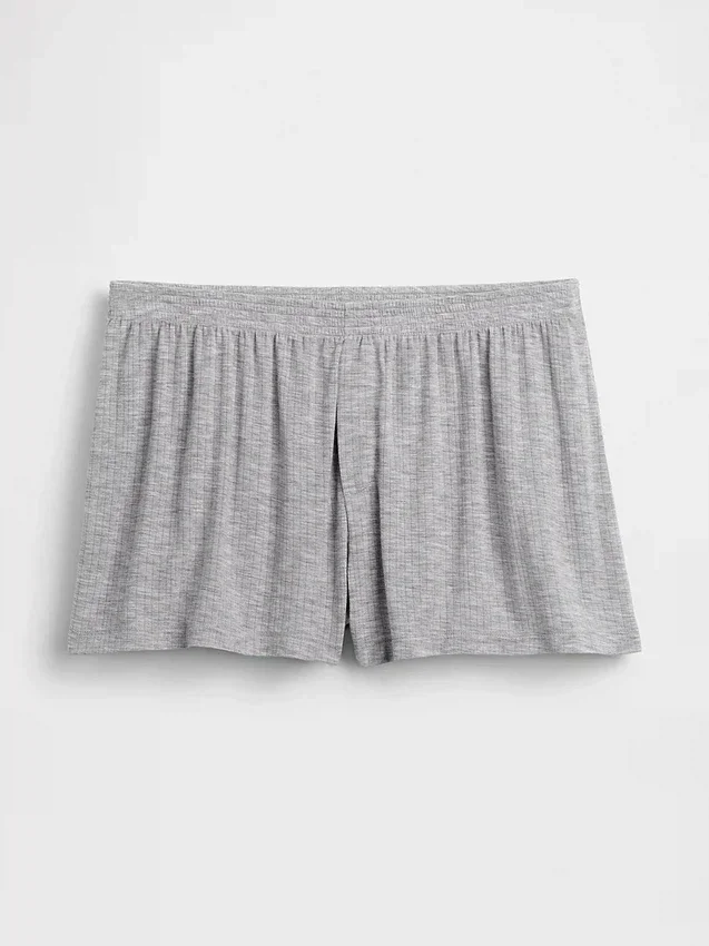 Mykeste pyjamas-Shorts i modalribb