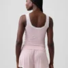 Mykeste pyjamas-tanktop i modal med blonderkant
