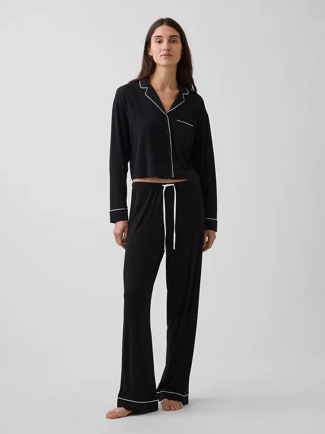 Mykeste pyjamas-top i modal