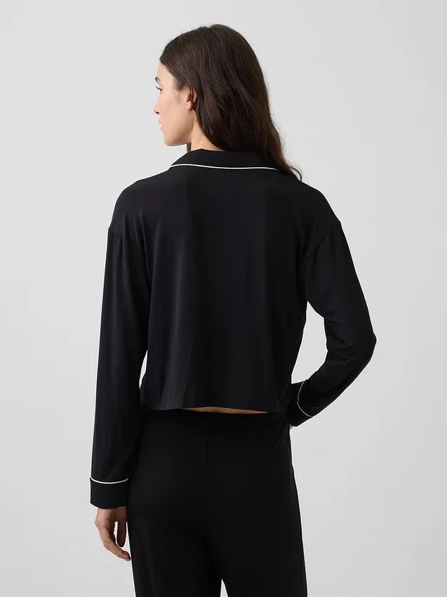 Mykeste pyjamas-top i modal