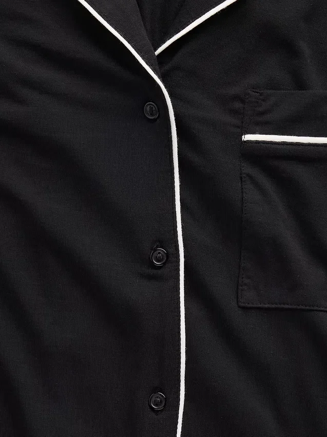 Mykeste pyjamas-top i modal