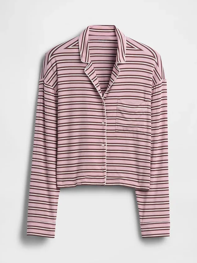 Mykeste pyjamas-top i modal