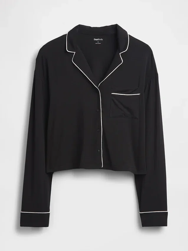 Mykeste pyjamas-top i modal