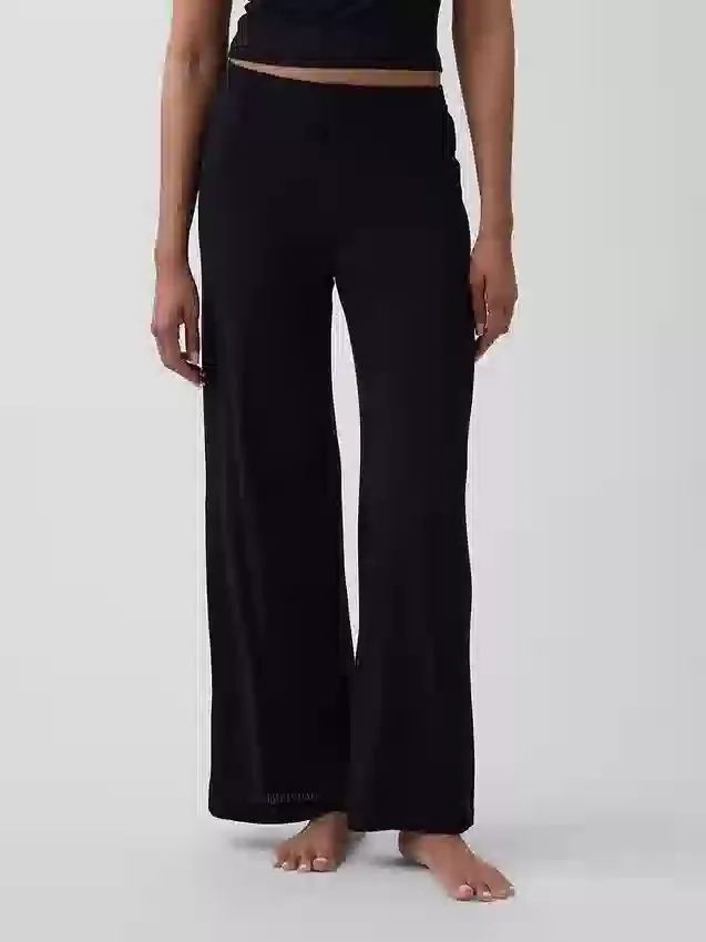 Mykeste pyjamasbukser i modalribb