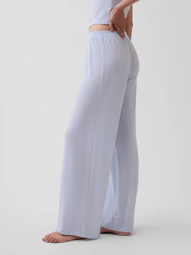 Mykeste pyjamasbukser i modalribb