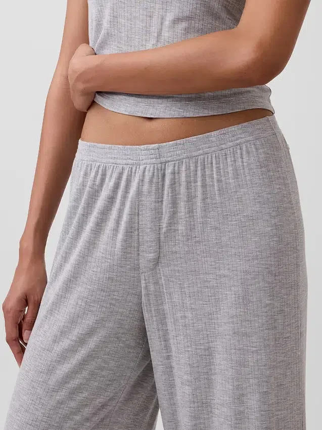 Mykeste pyjamasbukser i modalribb
